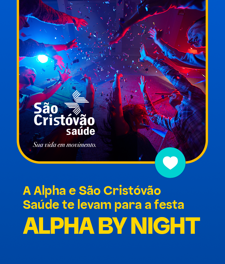 Cultura e Saúde Setembro 2026 — Festa Alpha by Night — Especial de Aniversário